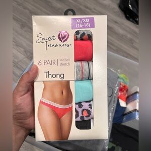 🌸Secret Treasures Soft Stretch XL Thong Set